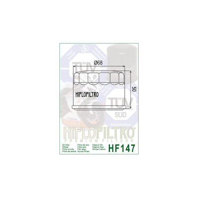 HIFLOFILTRO olejový filtr HF 147