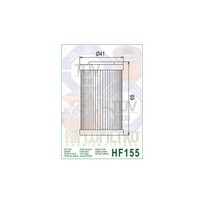 HIFLOFILTRO olejový filtr HF 155