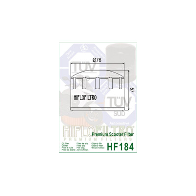 HIFLOFILTRO olejový filtr HF 184