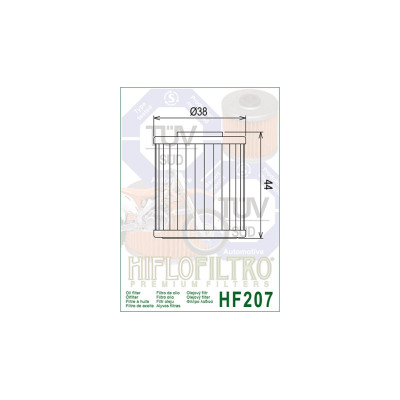 HIFLOFILTRO olejový filtr HF 207