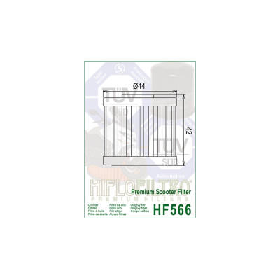 HIFLOFILTRO olejový filtr HF 566
