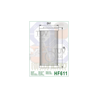 HIFLOFILTRO olejový filtr HF 611