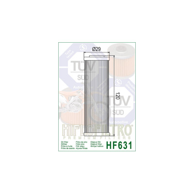 HIFLOFILTRO olejový filtr HF 631