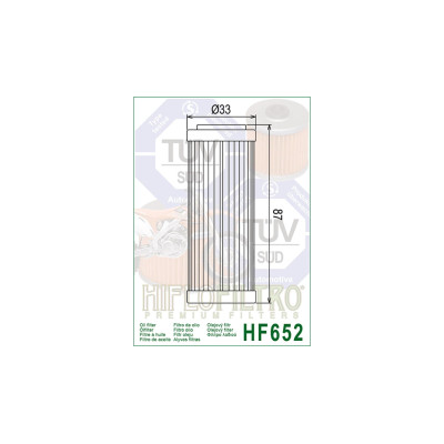 HIFLOFILTRO olejový filtr HF 652
