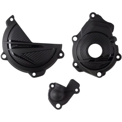 sada kryt víčka spojky a zapalování SXF/FC 250/350 23- černá