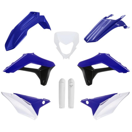 plastový full kit pasuje na Sherco SE-R/SE-F 2024 modrá/bílá