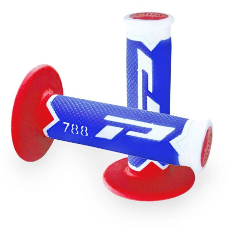 PROGRIP 788 rukojeti motokros červená/modrá/bílá