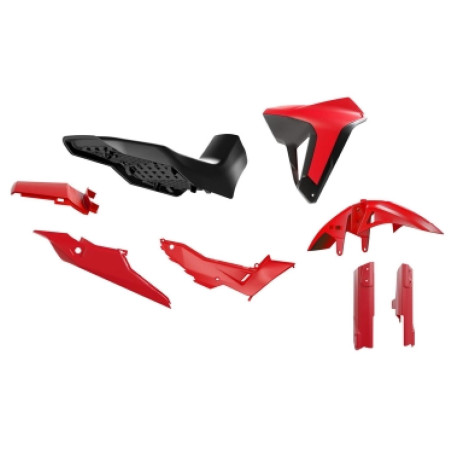 sada plastů Revolution pasuje na Honda Transalp 750 2023- červená