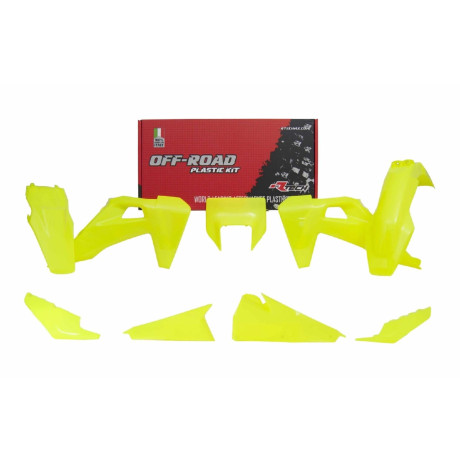 sada plastů 6 dílů HQ FE/TE 20/23 fluo žlutá