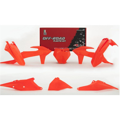 sada plastů 6 dílů KTM SX/F 19-22 fluo oranž