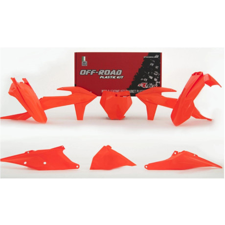 sada plastů 6 dílů KTM SX/F 19-22 fluo oranž
