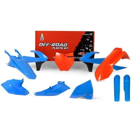 sada plastů 7 dílů KTM SX85 18- oranž/modrá
