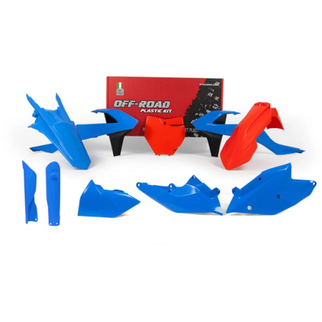 sada plastů 7 dílů KTM SX/SXF 16-18 oranž/modrá