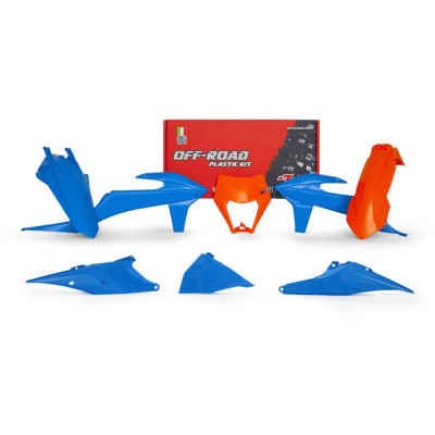 sada plastů 6 dílů KTM EXC/F 20- oranž/modrá