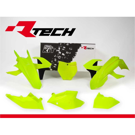 sada plastů 6 dílů KTM SX/F 16-18 fluo žlutá