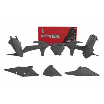 sada plastů 6 dílů KTM SX/F 19-22 šedá