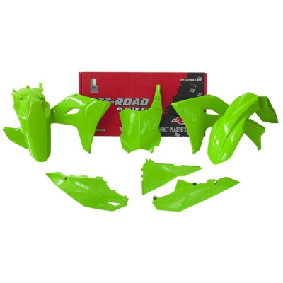 sada plastů 6 dílů pasuje na KXF 450 24 fluo zelená
