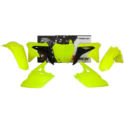 sada plastů 5 dílů RMZ 450 08-17 fluo žlutá