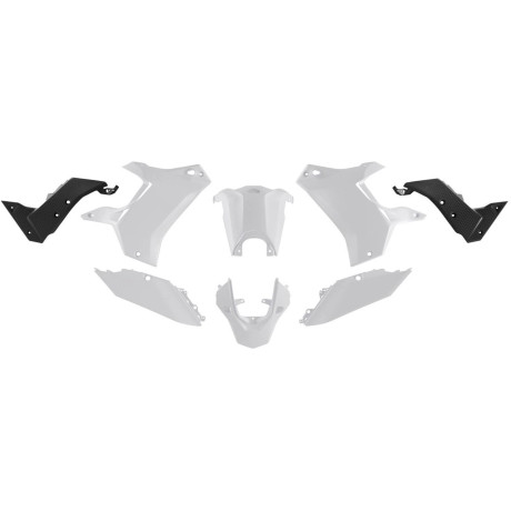 T7 Revolution sada plastů pasuje na Yamaha Tenere 700 19-24 bílá/černá