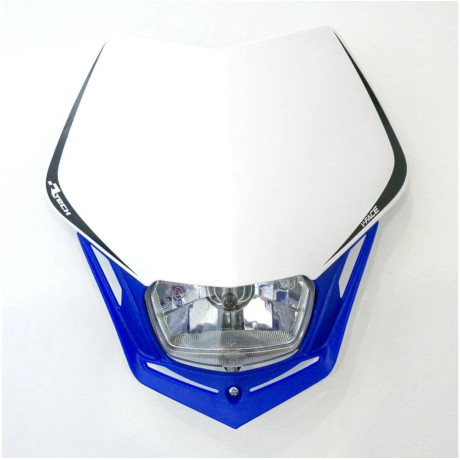 RACE TECH maska se světlem V-FACE modrá