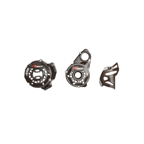 sada krytů vík motoru Rtech pro KOVE Xpro/Rally 800 2024-2026 černá