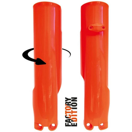 chrániče vidlic Factory pasují na KTM SX/F 23-EXC/F 24- fluo oranž