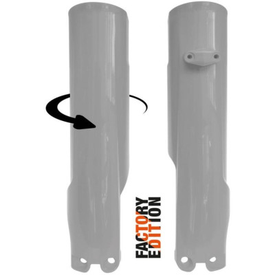 chrániče vidlic pasují na KTM SX/F 23-EXC/F 24- HQ TC/FC 23 TE/FE 24- GAS MC/F EC/F 24- šedá