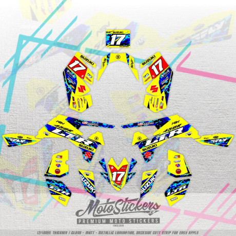 Suzuki LTR 450 STICKERS SET 0015