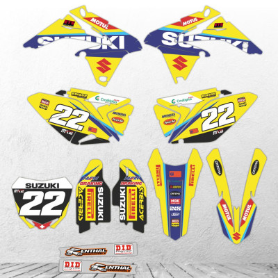 Suzuki RMZ RM-Z 250 2010-2018 vlastní sada samolep