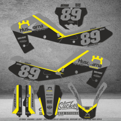 Husqvarna CR 125 250 2000 - 2004 sada samolep