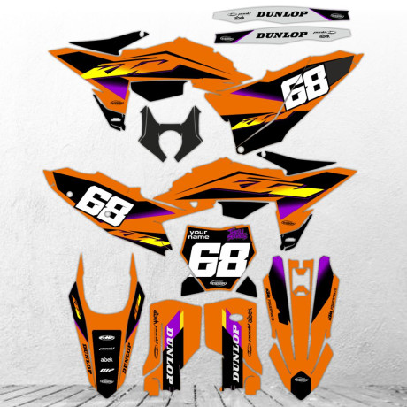 KTM SX / SXF / 2025-2025 kompletní sada samolep
