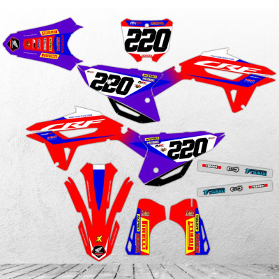 Honda CRF 450R 2021-2024 CRF 250R 2022-2024 stickers kit