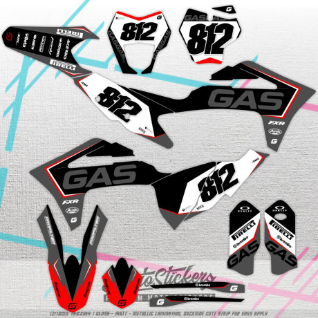 GASGAS MC EC 2021-2023 Enduro custom stickers kit