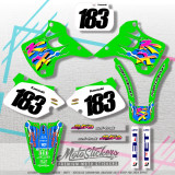 Kawasaki KX 125/250 1992-1993 kompletní samolepky
