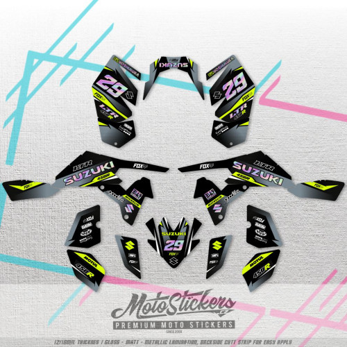 Suzuki LTR 450 SADA SAMOLEP 0011 - holografic foil