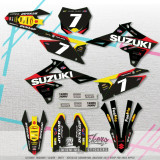 SUZUKI RMZ 450 2018-2025 RMZ 250 2019-2025 vlastní sada samolep