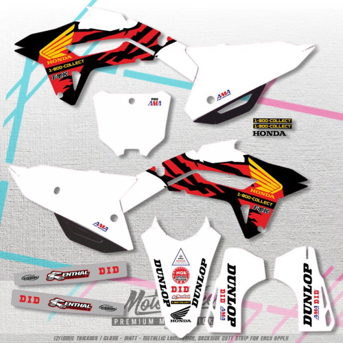 Honda CRF 450R 2021-2024 CRF 250R 2022-2024  sada samolep