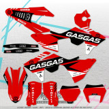 GASGAS GAS GAS MC450F, MC350F, MC250F 2024 & 2023 MC450F custom stickers kit