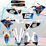 SUZUKI RMZ 450 2018-2026 RMZ 250 2019-2026 custom stickers set