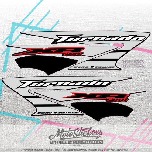 Honda Tornado XR 250 replika samolep 3