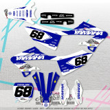 YAMAHA YZ 125 2022 sticker set