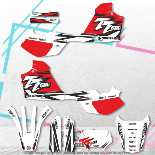Yamaha TT600E stickers kit graphic