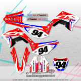 Honda CR 125-250 POLISPORT RESTYLE 2002-2007 vlastní sada samolep
