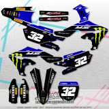 Yamaha YZF 450 2018-2019 custom sticker set