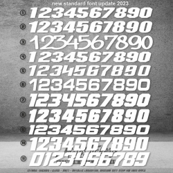 Shoei VFX Medium sticker set pattern x1