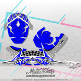 Shoei VFX EVO 2018 sticker set pattern x2