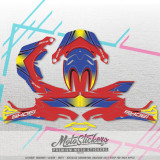Shoei VFX Medium sada samolep x3