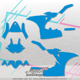 YAMAHA R3 templates 1:1 PDF DOWNLOAD