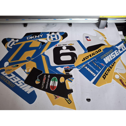 sada samolep Husqvarna 250 CR 2002 Steve Lawson replika