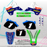 Kawasaki KX 125/250 1992-1993 kompletní samolepky (speciální tisk, originál zelená)